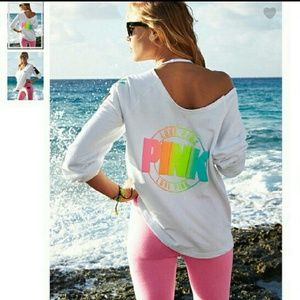 Victoria's Secret Pink Slouchy Crew